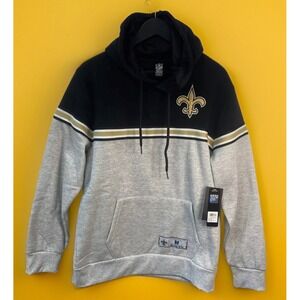 NWT New Orleans Saints NFL Football Team Apparel Hoodie Sweatshirt Sz M Reg $85